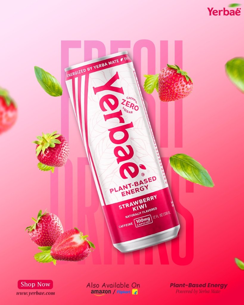 Yerbaé Pink Energy Poster